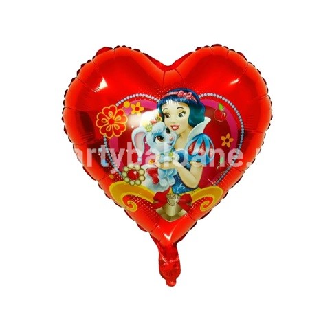 BALON FOLIE INIMA PRINTESA ALBA CA ZAPADA - 45 CM