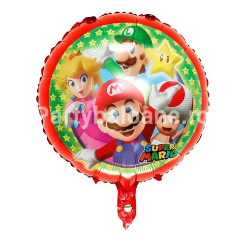 BALON FOLIE MARIO 45 CM MODEL 2