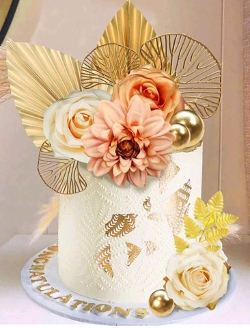 SET 11 TOPPERE 3D PENTRU TORT – FLORI , FRUNZE SI BILE