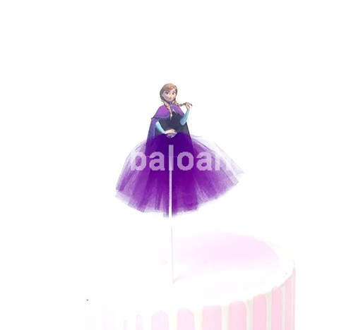PRINTESA ANA , FROZEN TOPPER TORT FIGURINA CU TULL