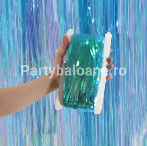 PERDEA DECORATIVA PARTY FOLIE BLEU COD 8069