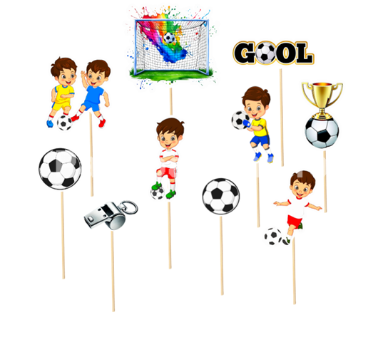 SET 10 TOPPERE TORT TEMATICA FOTBAL