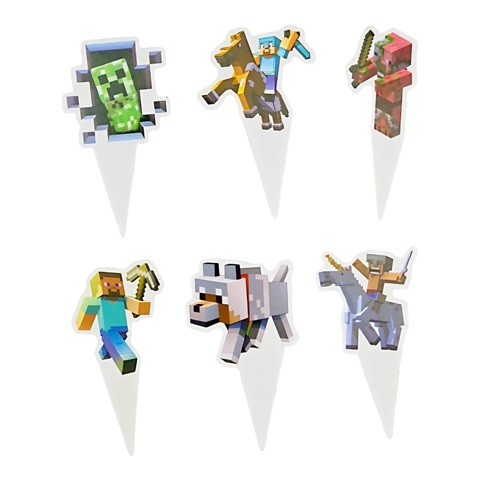 SET 24 SCOBITORI DECORATIVE - MINECRAFT