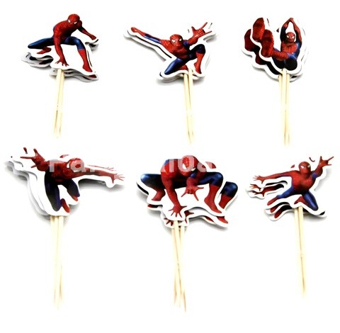 SET 24 SCOBITORI DECORATIVE - SPIDERMAN