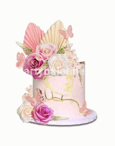 SET 26 TOPPERE 3D PENTRU TORT – FLORI , FRUNZE , FLUTURI SI TOPPER COD - TOP27