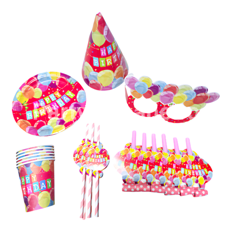 SET 36 PIESE PARTY HAPPY BIRTHDAY