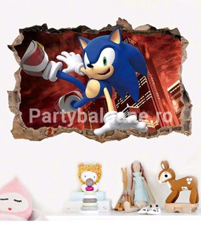 STICKER DECORATIV PENTRU PERETE – SONIC COD 402