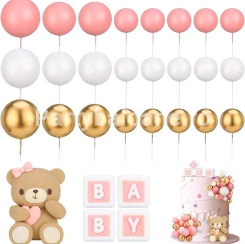 SET 29 TOPPERE 3D PENTRU TORT – URS ,BILE , CUBURI BABY – TOP32