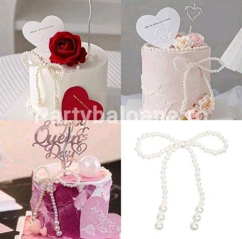 TOPPER PENTRU TORT – FUNDITA DIN PERLE