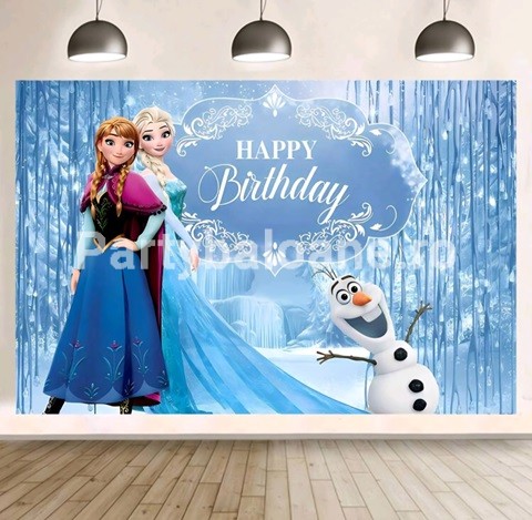 BACKGROUND TEXTIL PENTRU ARANJAMENT ARCADA FROZEN ELSA - COD 415