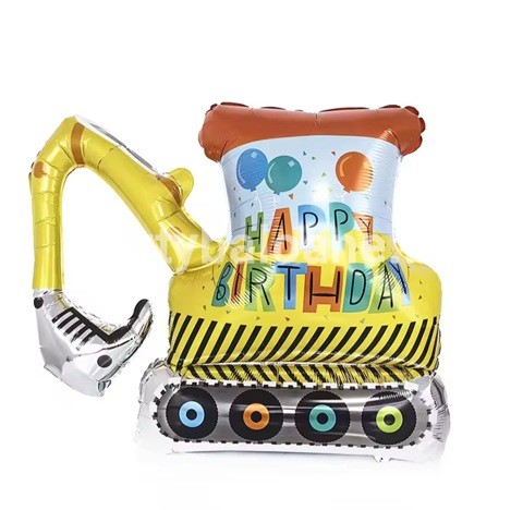 BALON FOLIE MASINA - EXCAVATOR 100x81 CM