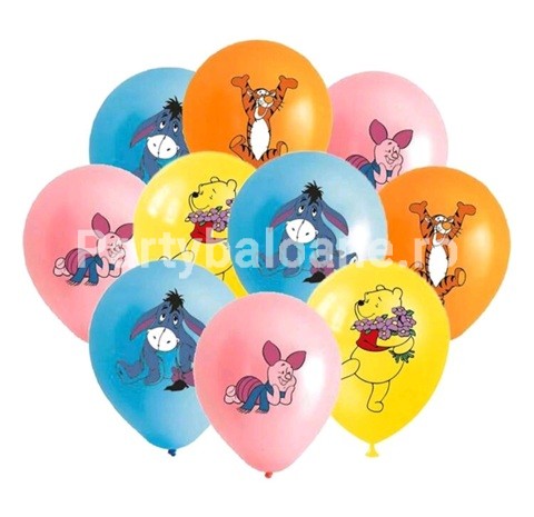 SET 10 BALOANE LATEX WINNIE - 30 CM