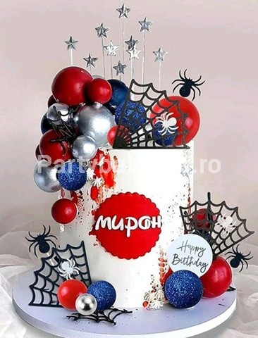 SET 37 TOPPERE PENTRU TORT – SPIDERMAN , PANZE SI BILE TOP 89