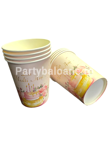 SET PAHARE PARTY , LA MULTI ANI 200 ML COD 7408