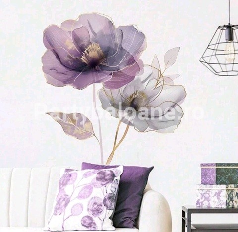 STICKER DECORATIV PENTRU PERETE - FLORI COD 431