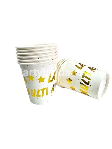 SET 10 PAHARE DIN CARTON LA MULTI ANI 200 ML