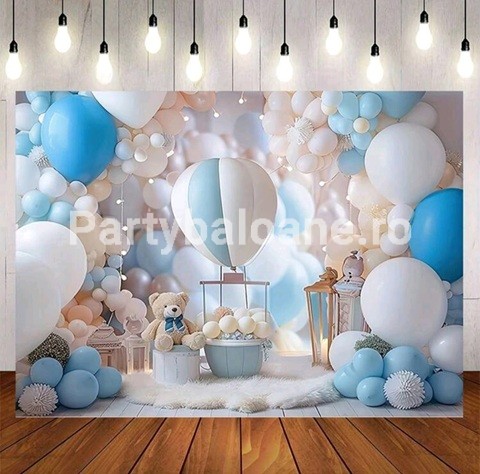 BACKGROUND TEXTIL PENTRU ARANJAMENT ARCADA BALOANE SI URS - COD 515