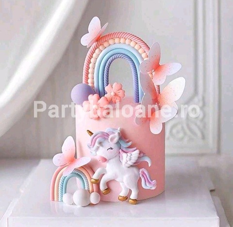 SET 18 TOPPERE 3D PENTRU TORT – UNICORN , CURCUBEU , BILE - COD 104