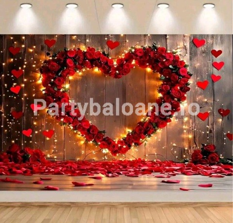BACKGROUND TEXTIL PENTRU ARANJAMENT ARCADA INIMA - COD 533