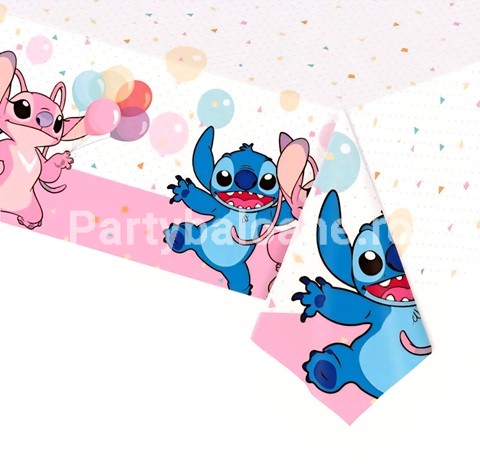 FATA DE MASA PARTY - STITCH CU BALOANE 180x108 CM