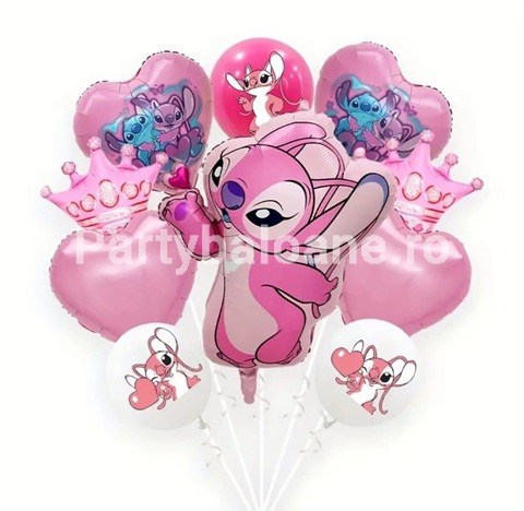 SET 10 BALOANE FOLIE SI LATEX STITCH SI ANGEL