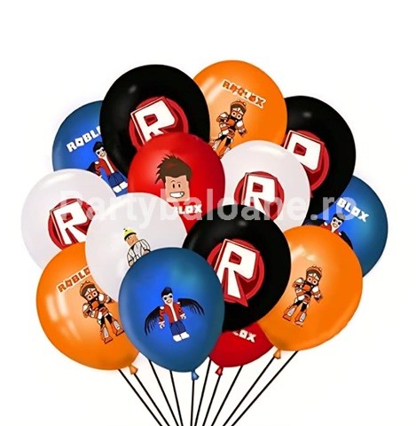 SET 10 BALOANE LATEX ROBLOX - 30 CM