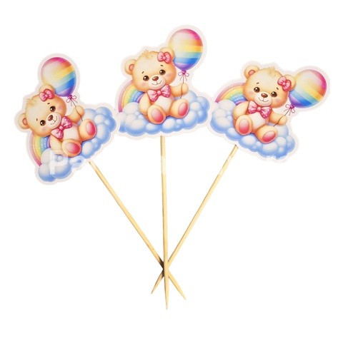 SET 12 SCOBITORI DECORATIVE – URSULET CURCUBEU