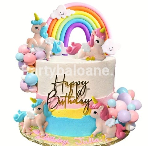 SET 20 TOPPERE 3D PENTRU TORT – UNICORN , BILE , CURCUBEU- COD 119