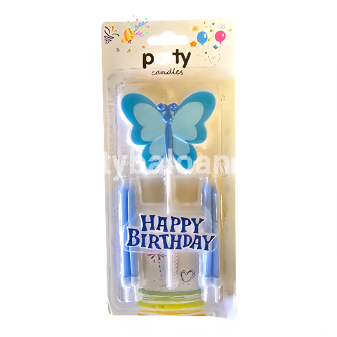 SET 5 LUMANARI - HAPPY BIRTHDAY CU FLUTURE