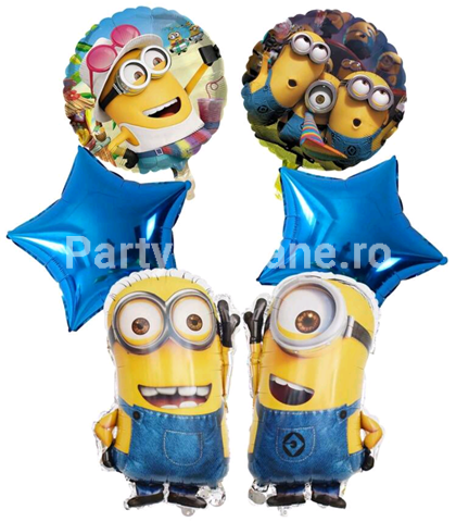 SET 6 BALOANE FOLIE - MINION