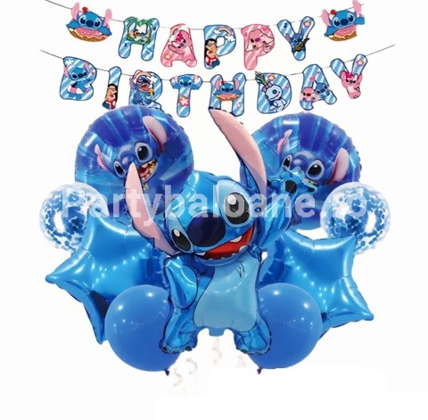 Set Stitch – Baloane Si Banner Happy Birthday