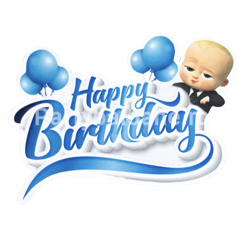 TOPPER PENTRU TORT BABY BOSS