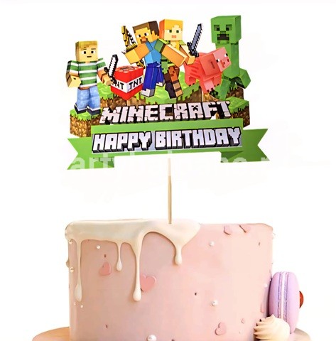 TOPPER PENTRU TORT – MINECRAFT