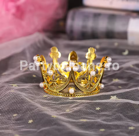 TOPPER TORT - CORONITA AURIE CU PERLE