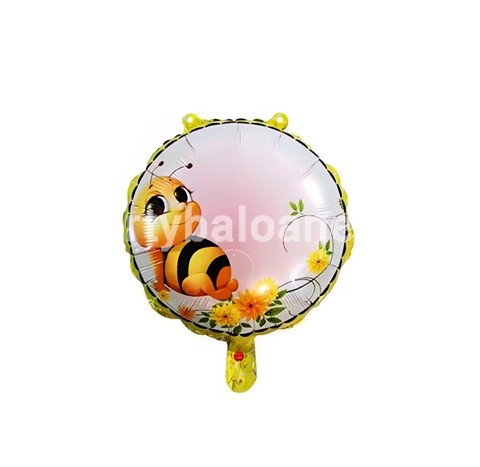 BALON FOLIE ROTUND - TEMATICA ALBINA 45 CM