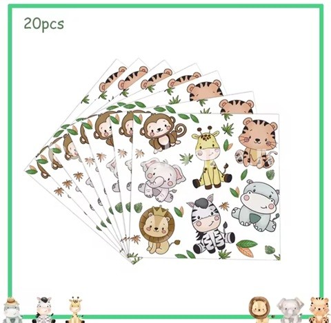 SET 20 SERVETELE - SAFARI , JUNGLA