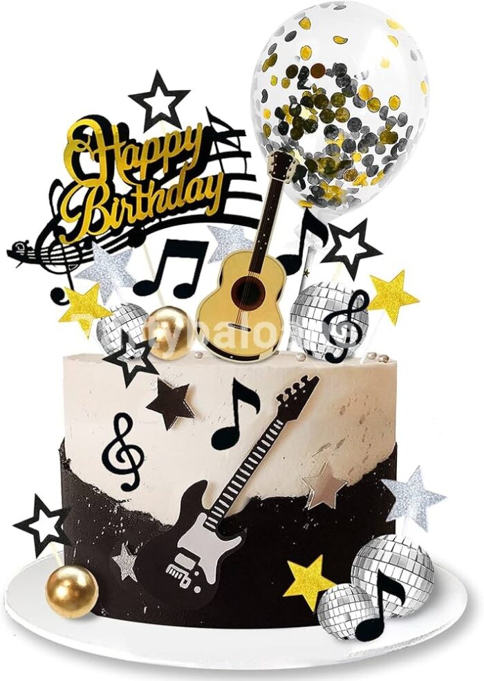 SET 45 TOPPERE 3D PENTRU TORT – NOTE MUZICALE - COD 150