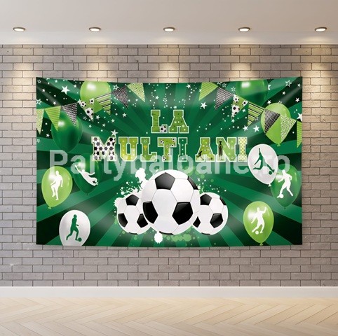 BACKGROUND TEXTIL PENTRU ARANJAMENT ARCADA TEMATICA FOTBAL