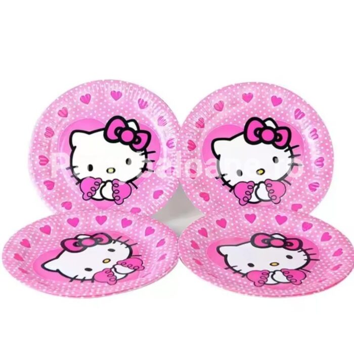 SET 10 FARFURII HELLO KITTY 18 CM