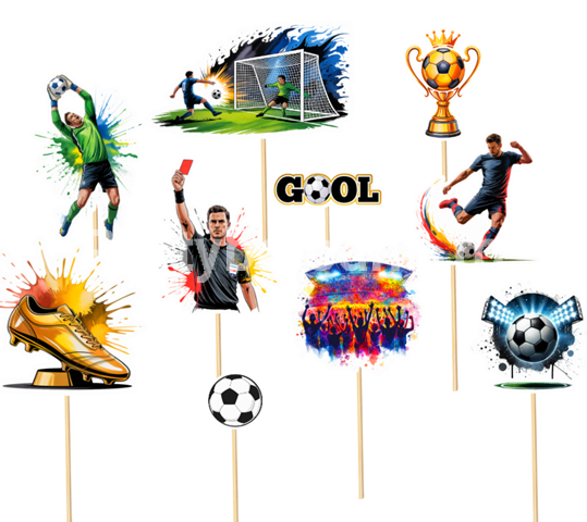 SET 10 TOPPERE TORT TEMATICA FOTBAL GOOL