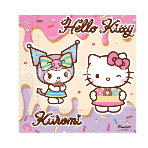 SET 20 SERVETELE HELLO KITTY KUROMI