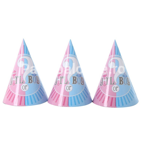 Set 6 Coifuri Gender Reveal, Girl or Boy