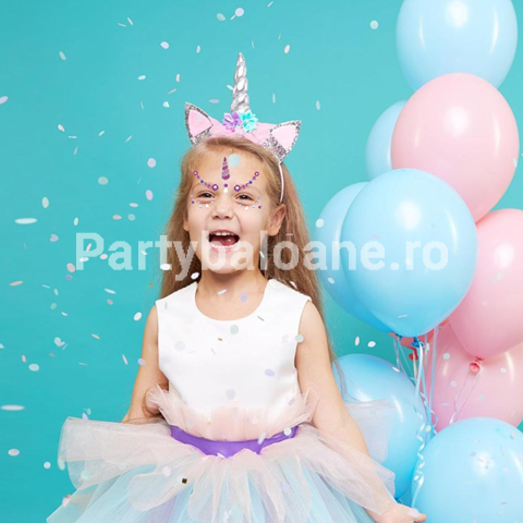 Sticker Temporar pentru Fata, pentru Machiaj, Face Art, Halloween, Teatru, Model Unicorn