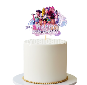 Topper Tort Kpop Demon Hunters &Amp; Saja Boys – Decor Petrecere Model 3