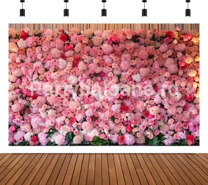 BACKGROUND TEXTIL PENTRU ARANJAMENT ARCADA - FLORI COD 590B