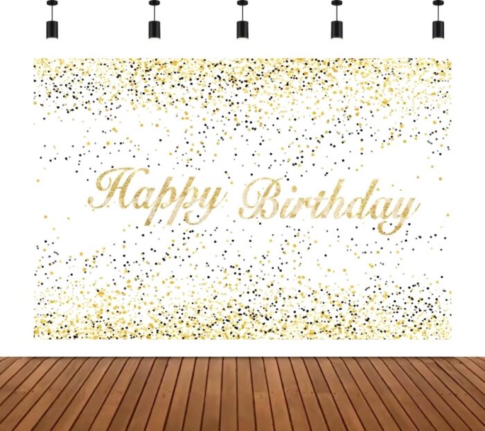 BACKGROUND TEXTIL PENTRU ARANJAMENT ARCADA - HAPPY BIRTHDAY COD 564B