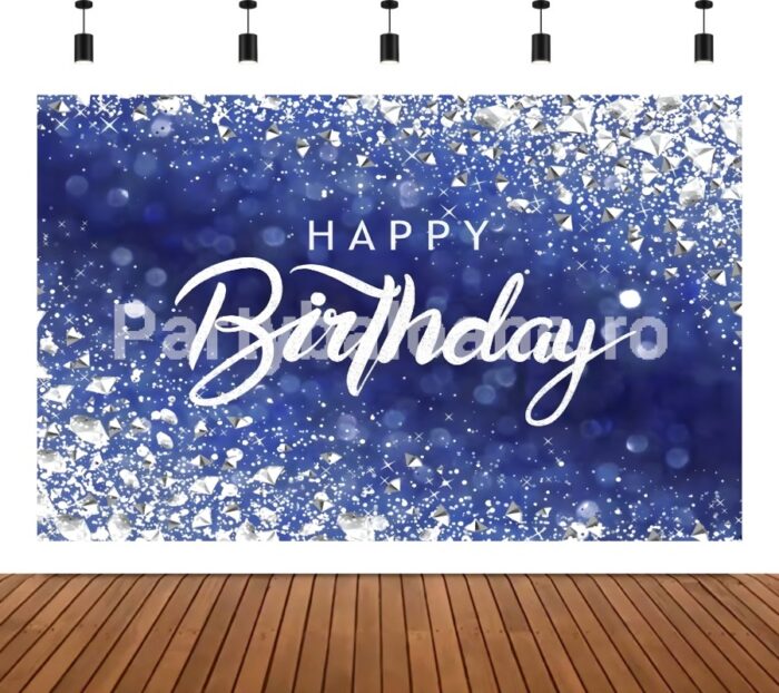 BACKGROUND TEXTIL PENTRU ARANJAMENT ARCADA - HAPPY BIRTHDAY COD 569B