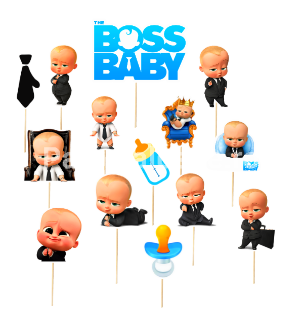 SET 14 TOPPERE PENTRU TORT – BABY BOSS