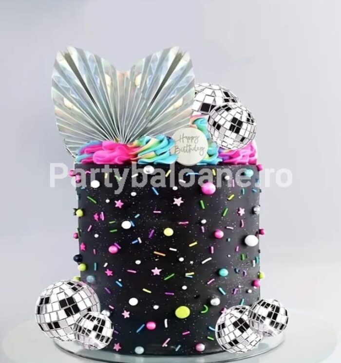 SET 19 TOPPERE 3D PENTRU TORT – TOPPER HAPPY BIRTHDAY , FRUNZE SI BILE - TOP154