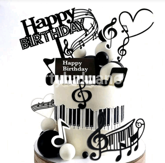 SET 23 TOPPERE 3D PENTRU TORT – NOTE MUZICALE - COD 149